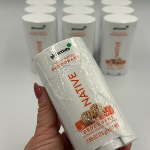 Native x Girl Scouts Peanut Butter Deodorant 12 Lot Clean Beauty Aluminum Free